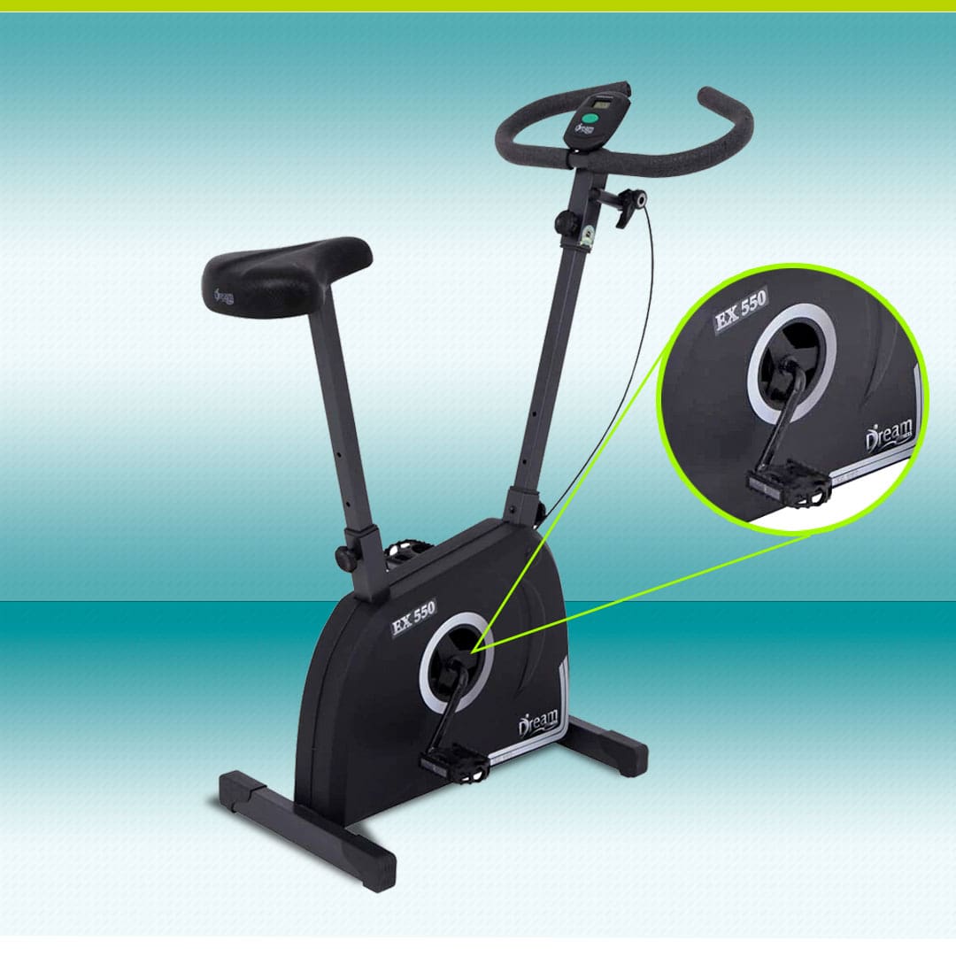 destaque pedal pedais banco bicicleta ergométrica preta