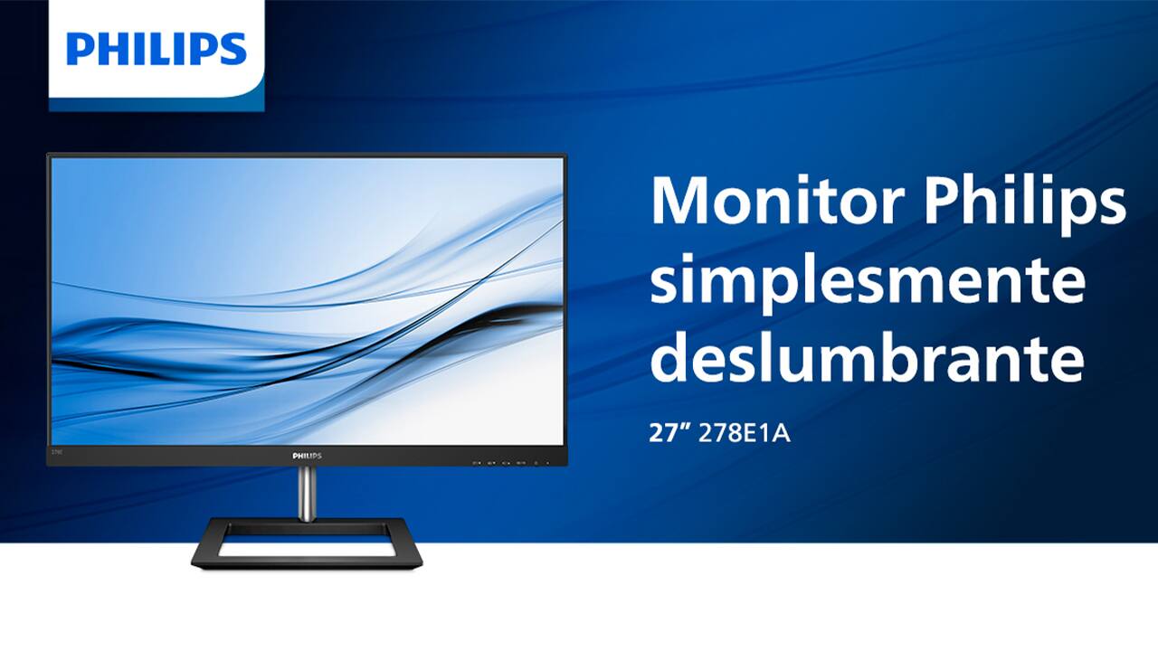 Monitor Philips 27” 278E1A Widescreen 4K | Ponto