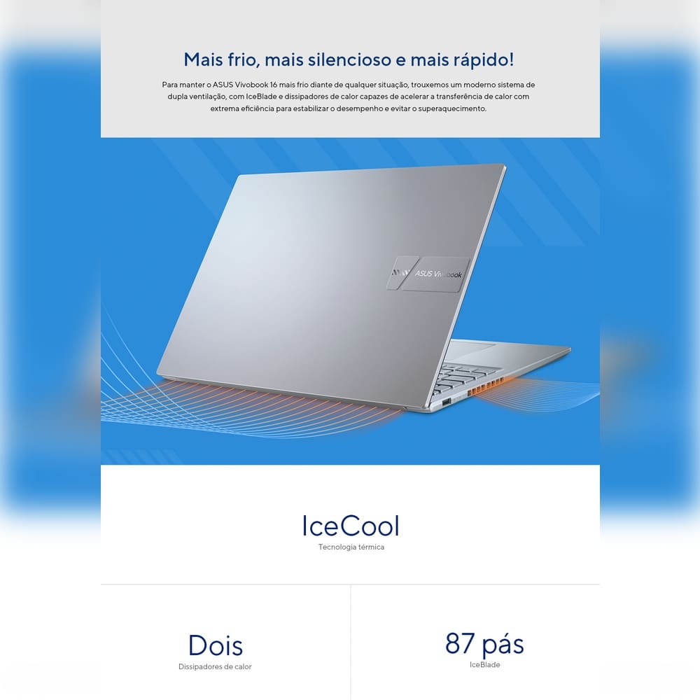 Notebook ASUS Vivobook 16