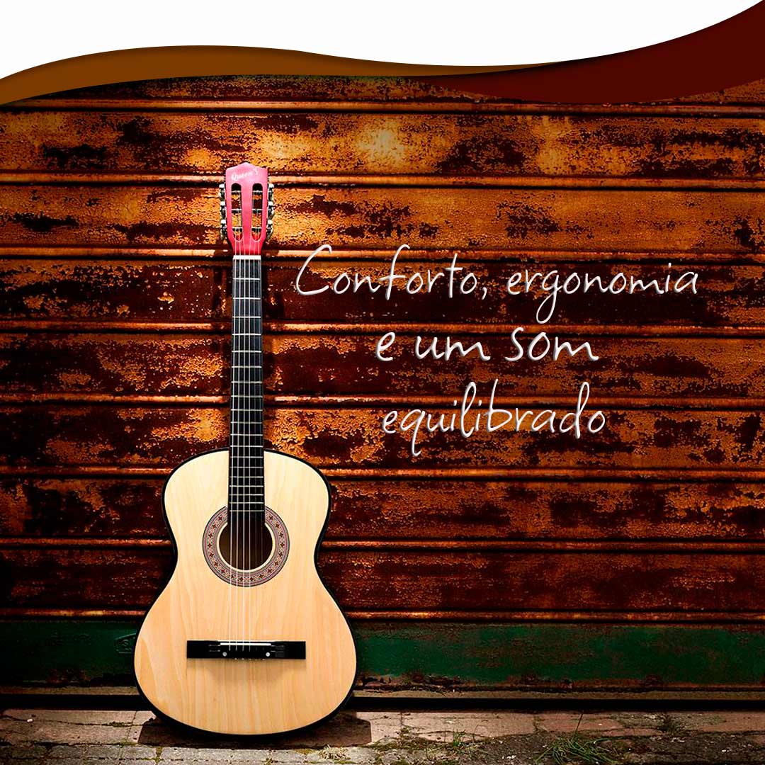 Violão Clássico Evolux Queen's D137515NY características