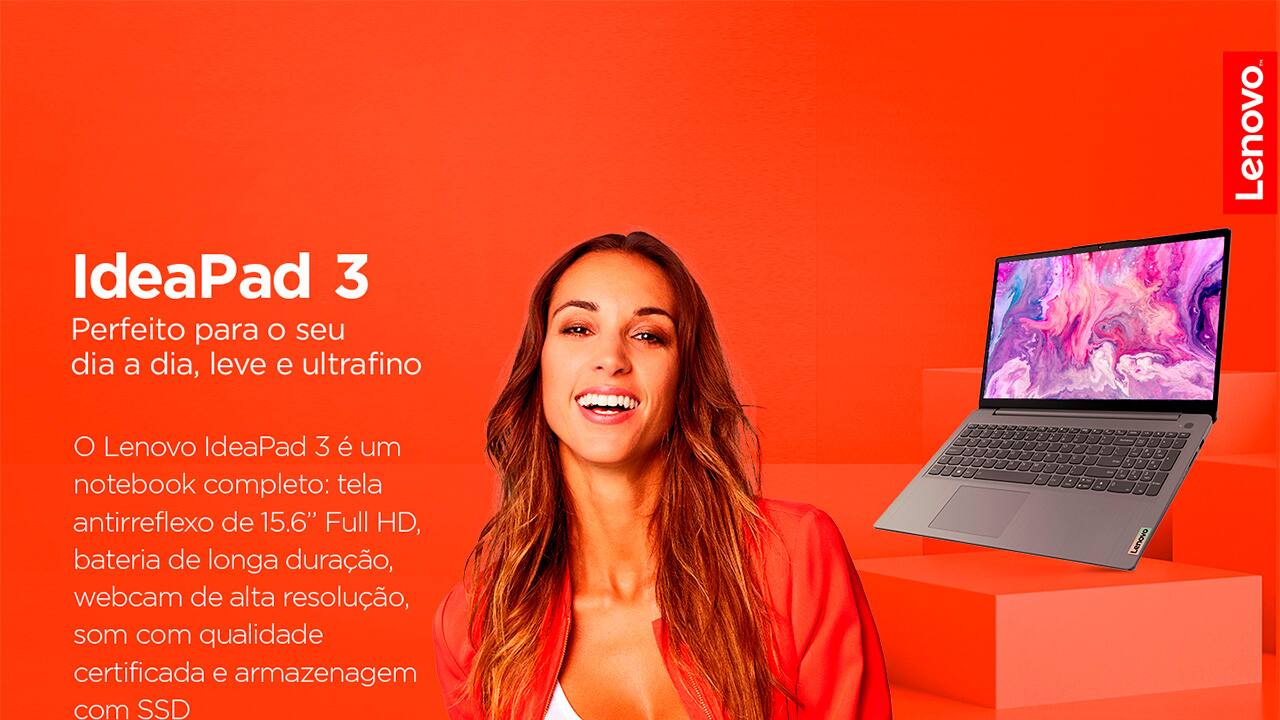 Notebook Lenovo Ultrafino IdeaPad 3