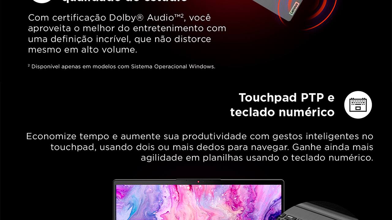 Notebook Lenovo Ultrafino IdeaPad 3