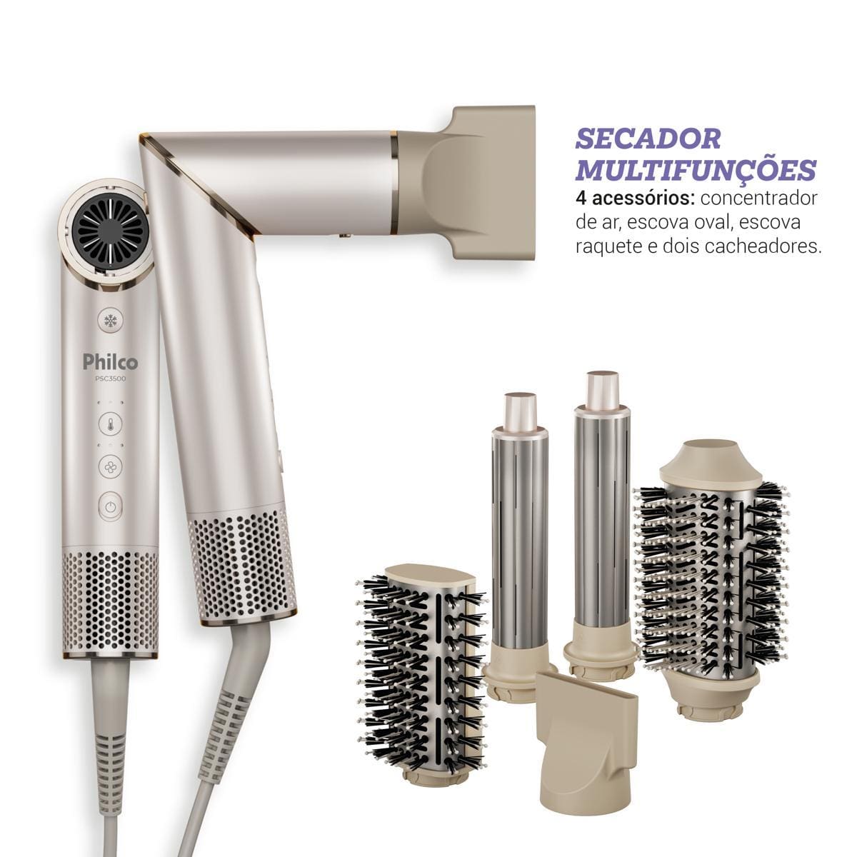 Secador Multifuncional Philco PSC3500