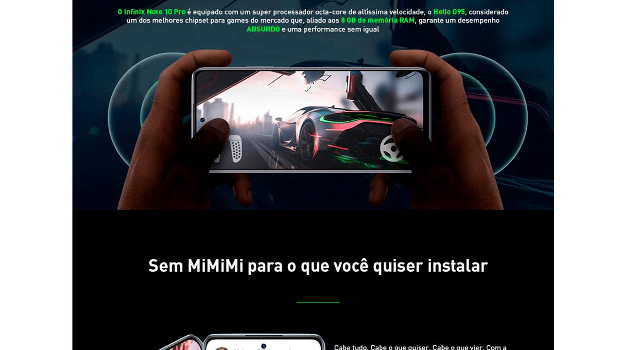 Smartphone infinix Note 10 Pro