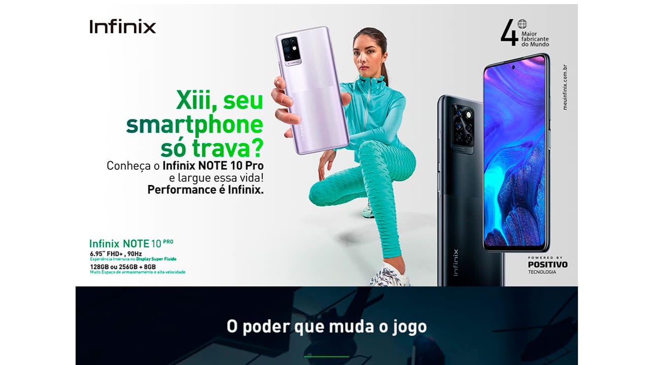 Smartphone infinix Note 10 Pro