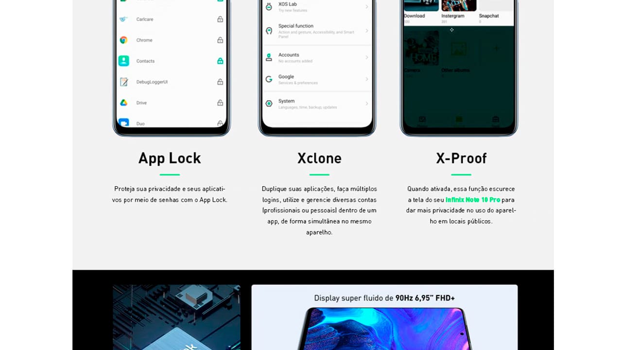 Smartphone infinix Note 10 Pro