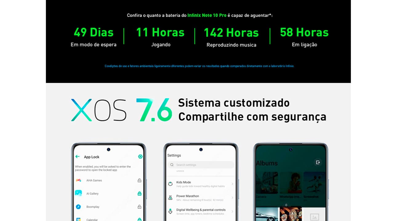 Smartphone infinix Note 10 Pro