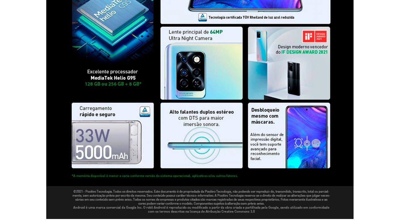 Smartphone infinix Note 10 Pro