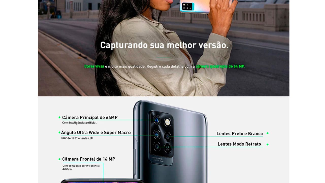 Smartphone infinix Note 10 Pro