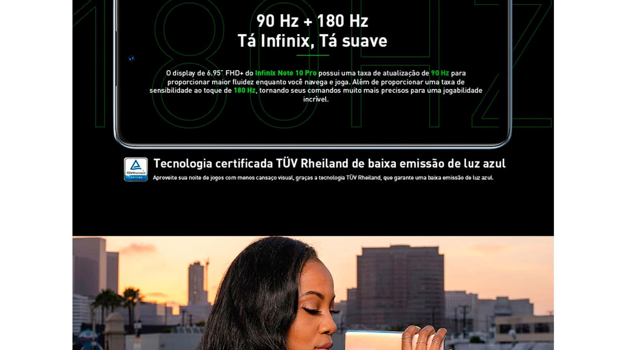 Smartphone infinix Note 10 Pro