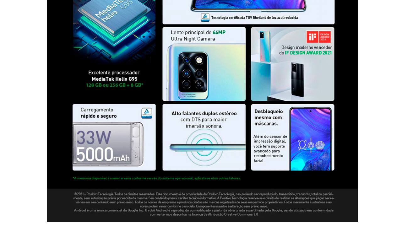Smartphone infinix Note 10 Pro