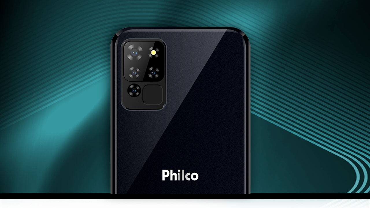 Smartphone Philco Hit P8 com 2 câmeras traseiras