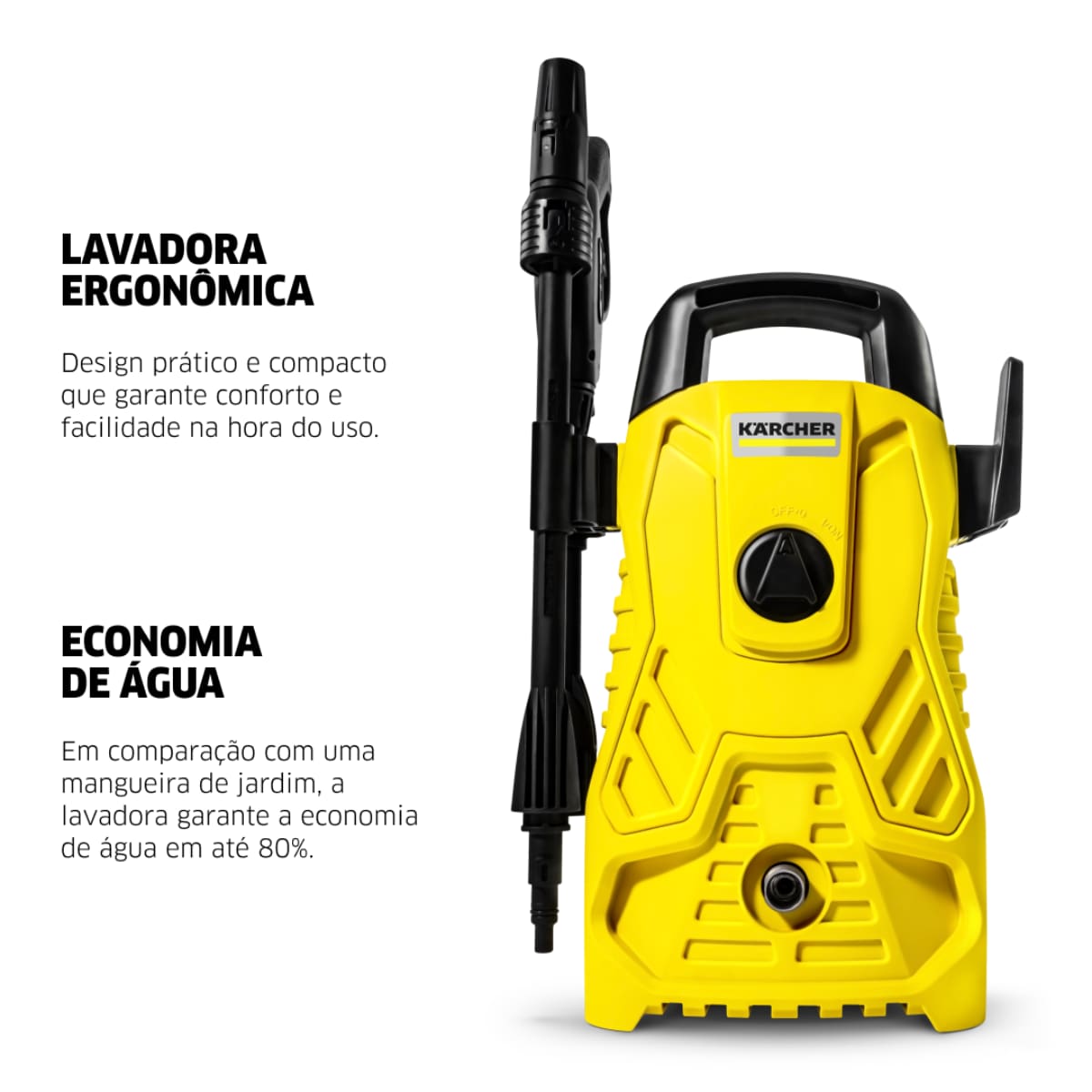 Lavadora de Alta Pressão Karcher Compacta 1500PSI 1400W