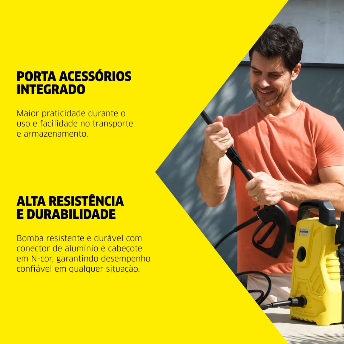 Lavadora de Alta Pressão Karcher Compacta 1500PSI 1400W