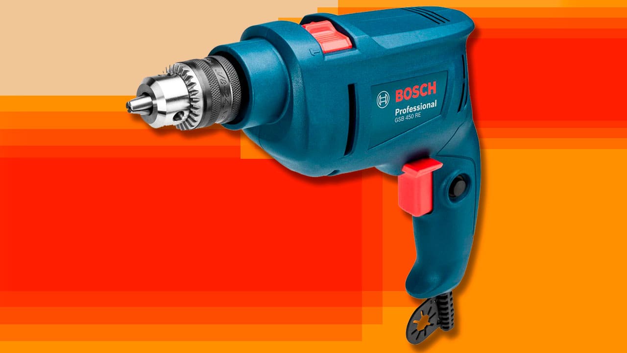 Furadeira de Impacto Bosch GSB 450 Professional perfuração