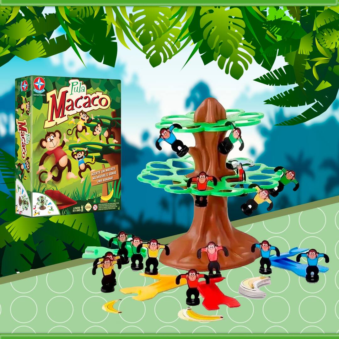 Jogo Pula Macaco Original – Estrela – Maior Loja de Brinquedos da