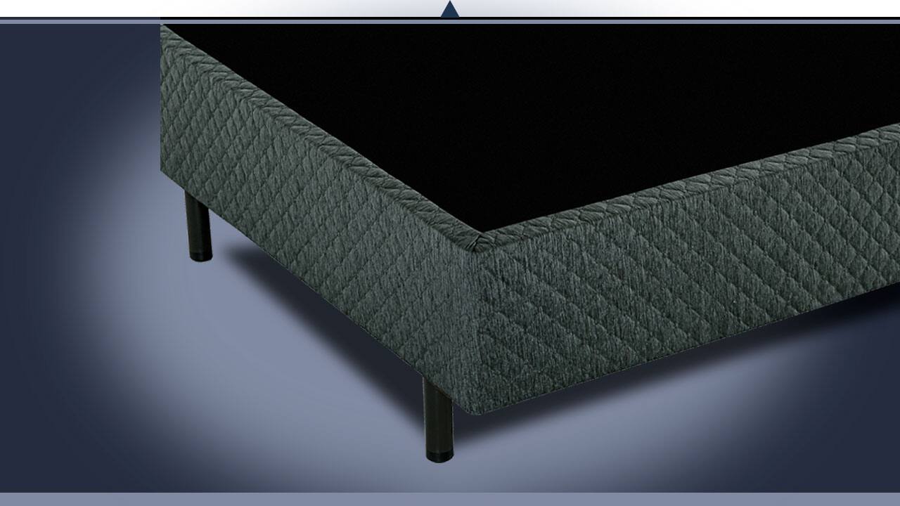 Base Box Biflex Turquia imagem aproximada zoom estrutura pés