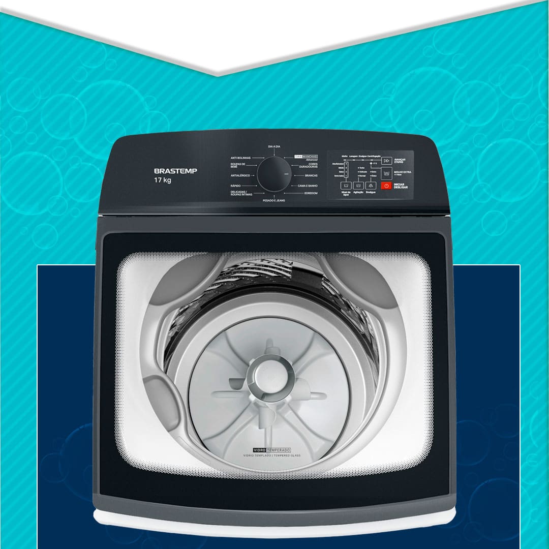 Máquina de Lavar Brastemp 17kg BWK17AB cesto