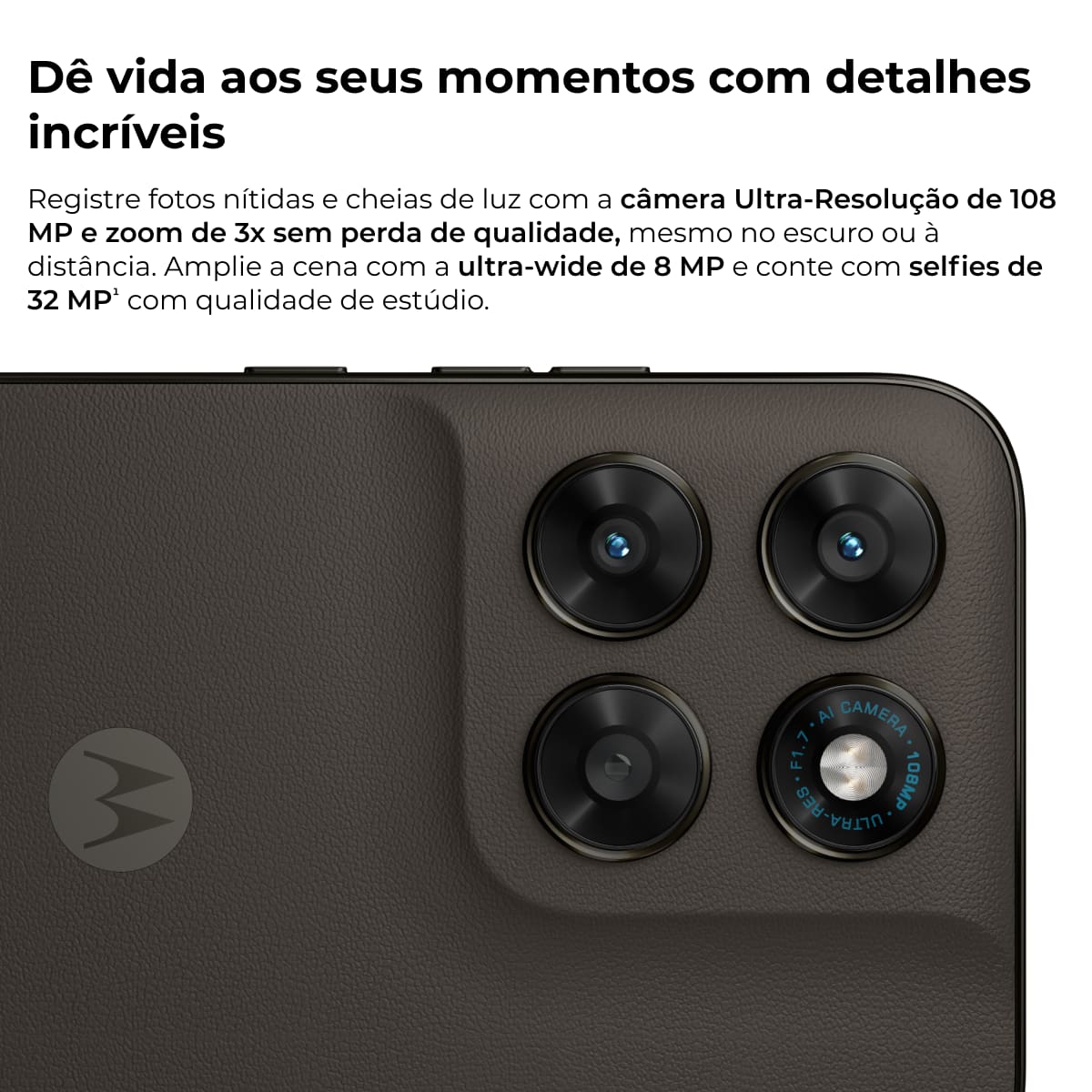 Smartphone Motorola Moto G77 6.8” 256GB 5G Câmera Dupla 108MP