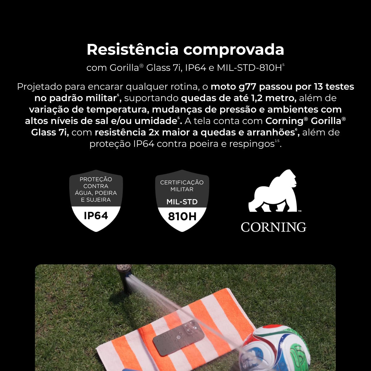 Smartphone Motorola Moto G77 6.8” 256GB 5G Câmera Dupla 108MP