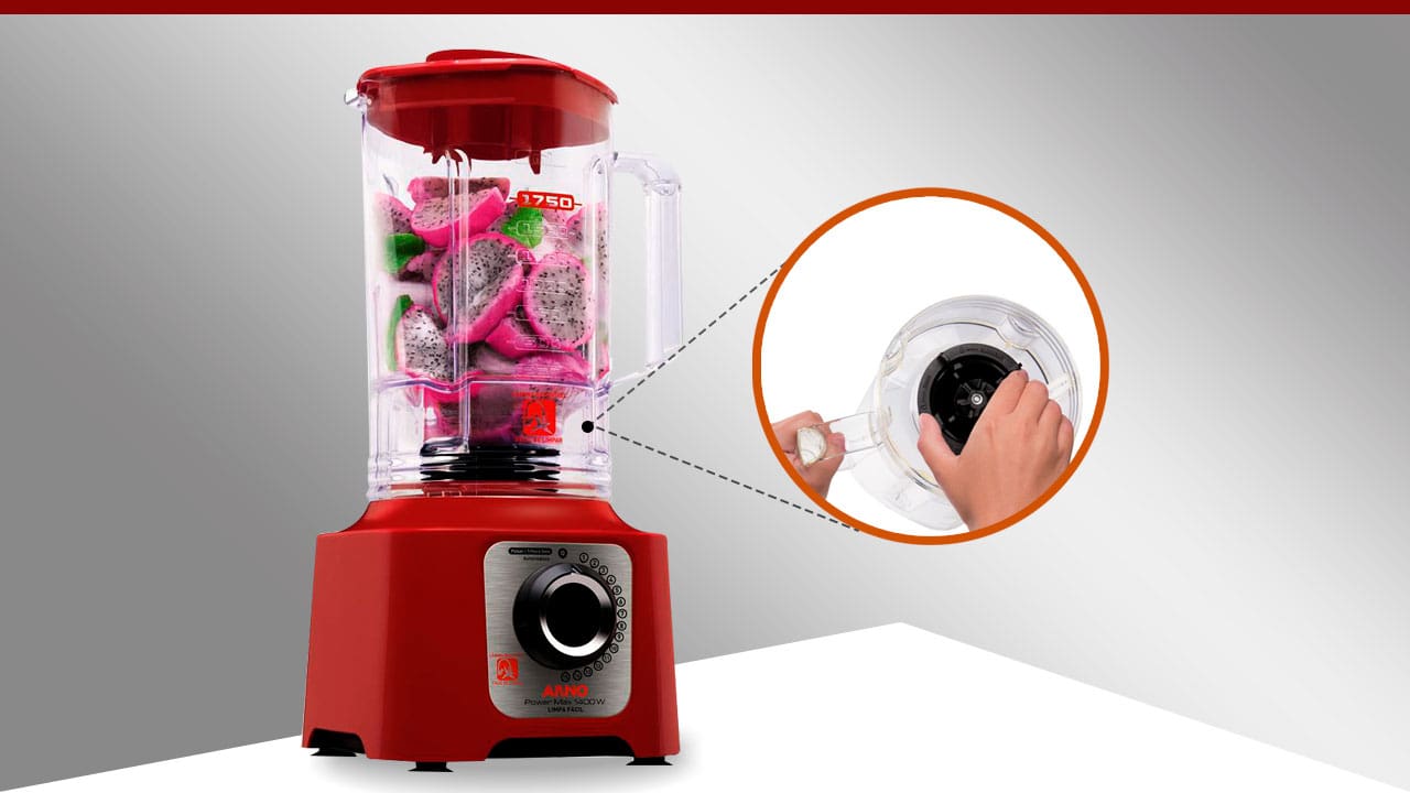 Liquidificador Power Max Arno LN56 15 velocidades