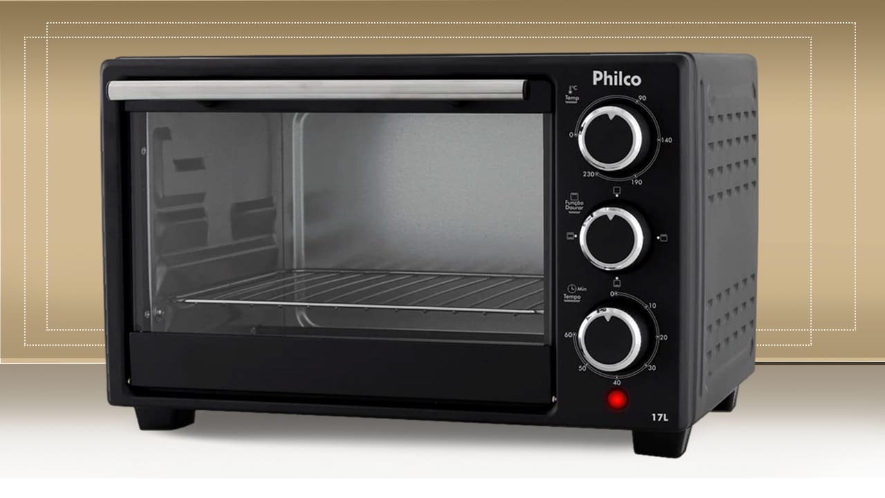 Forno Elétrico Philco Timer Equipamento Alimentos 
