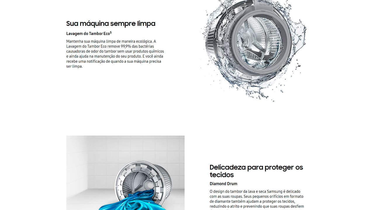 Lava e Seca Samsung WD11M 