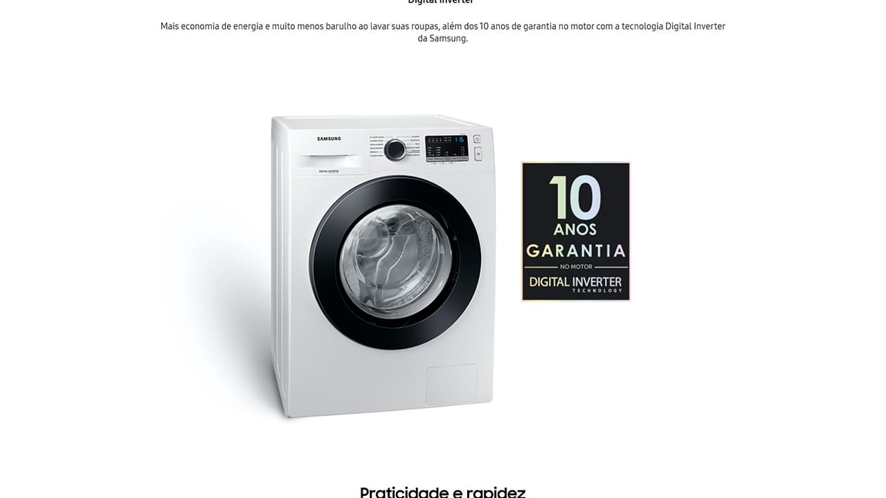 Lava e Seca Samsung WD11M 