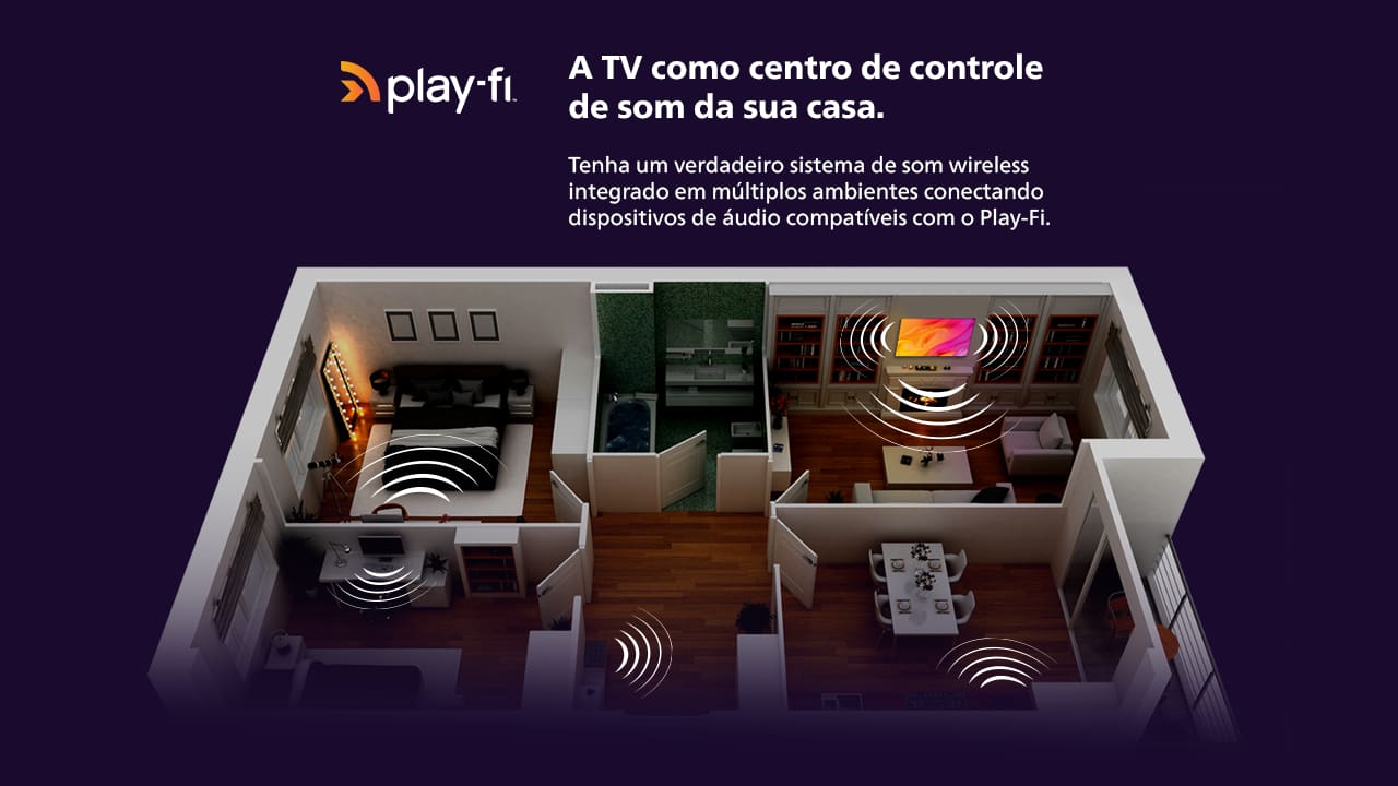 Experiência 4K com Google TV A Smart TV Philips THE ONE 65PUG8808/78 eleva sua experiência de entretenimento com uma tela de 65 polegadas e resolução 4K. Alimentada pelo sistema Google TV, você tem acesso a milhares de aplicativos, filmes e séries. Personalize sua tela inicial para encontrar rapidamente seus conteúdos favoritos e mergulhe no mundo do entretenimento de forma fluida e intuitiva.