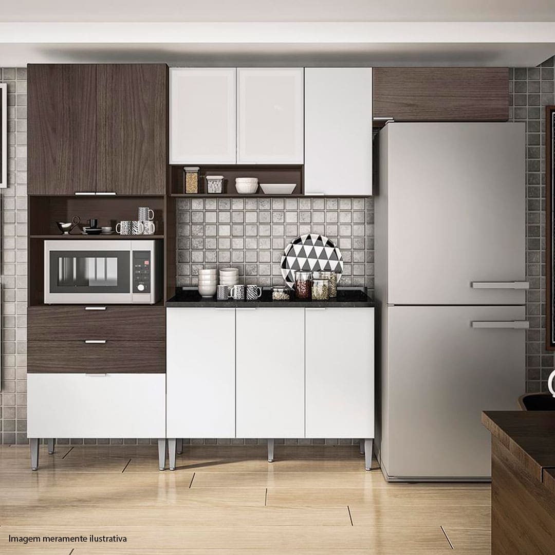 Cozinha Bartira Turmalina 4 Peças