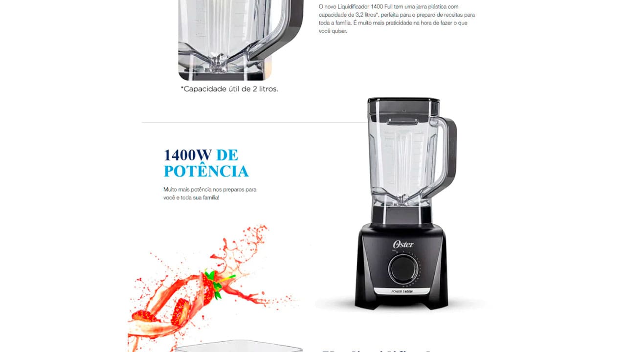 Liquidificador Oster OLIQ610
