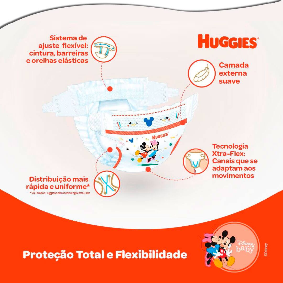 Fralda Huggies Supreme Care melhor distribuição