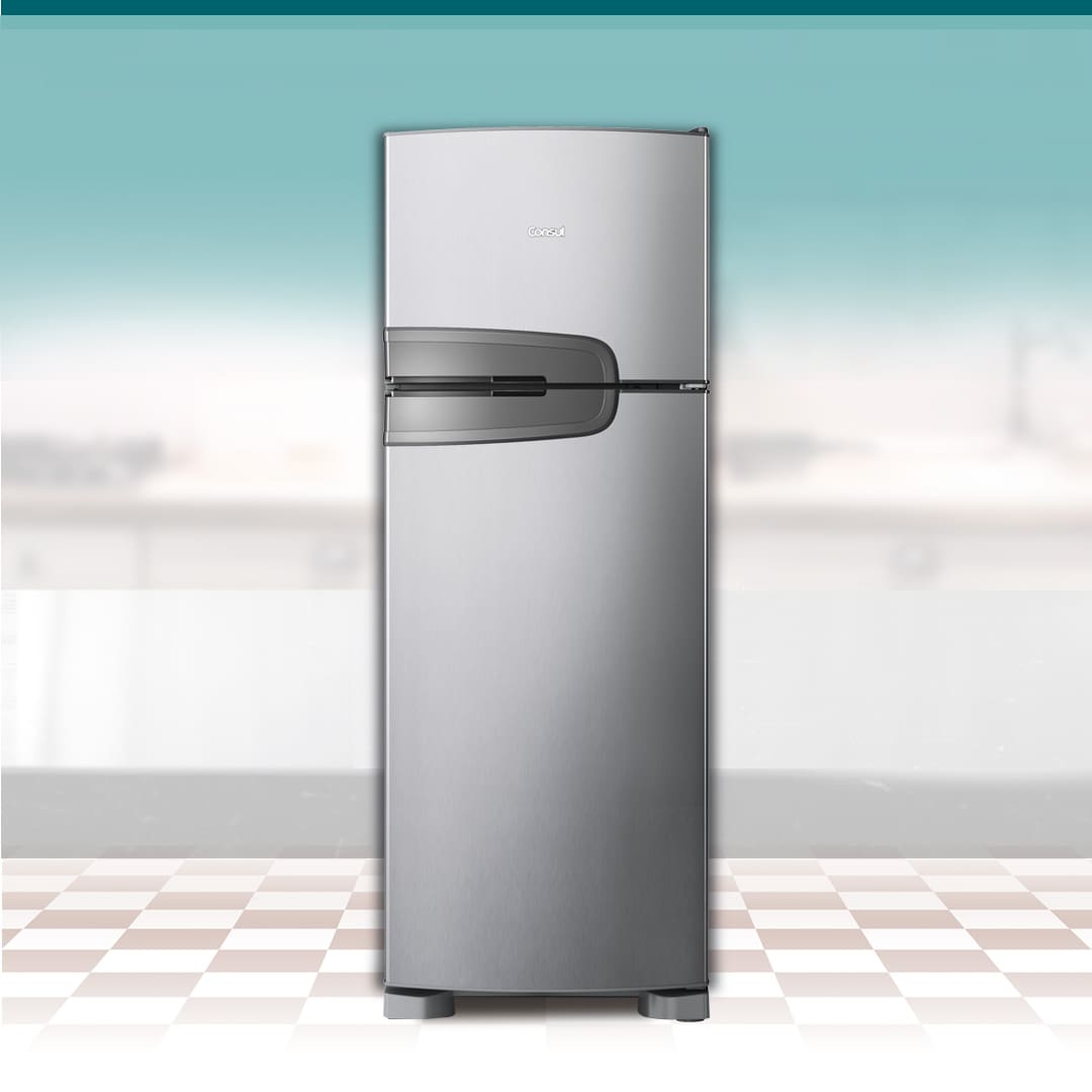 Geladeira Duplex Consul CRM39AK Evox 340L Prata