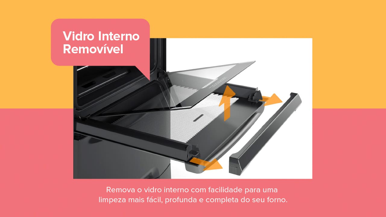 Fogão 4 Bocas Continental FC4GP Preto
