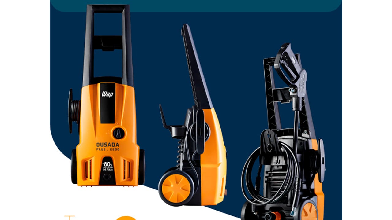 Lavadora de Alta Pressão Wap Ousada Plus 2200 -1750PSI