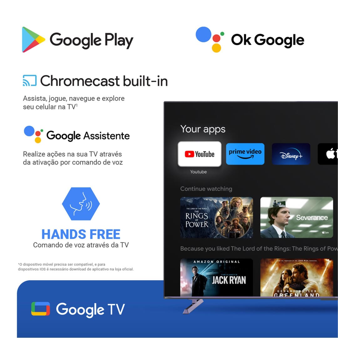 Desfrute de uma tela colossal com a Smart TV 100" Philco Ultra HD 4K QLED P100SGA, projetada para transformar sua sala de estar em um verdadeiro cinema. Com cores vibrantes e uma clareza impressionante, cada detalhe é elevado a um novo patamar, proporcionando uma experiência visual envolvente que vai além das expectativas. Seja assistindo a filmes, séries ou eventos esportivos, a imersão é total, tornando cada momento mais emocionante e realista.
