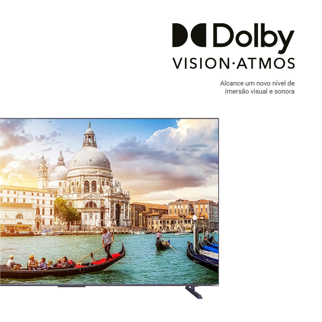 Desfrute de uma tela colossal com a Smart TV 100" Philco Ultra HD 4K QLED P100SGA, projetada para transformar sua sala de estar em um verdadeiro cinema. Com cores vibrantes e uma clareza impressionante, cada detalhe é elevado a um novo patamar, proporcionando uma experiência visual envolvente que vai além das expectativas. Seja assistindo a filmes, séries ou eventos esportivos, a imersão é total, tornando cada momento mais emocionante e realista.