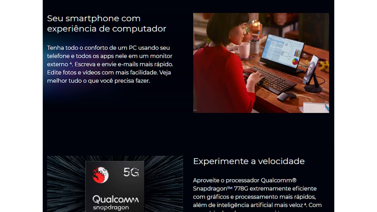 CEL.DESB.MOTO EDGE 20 5G 128GB PT - 55029634