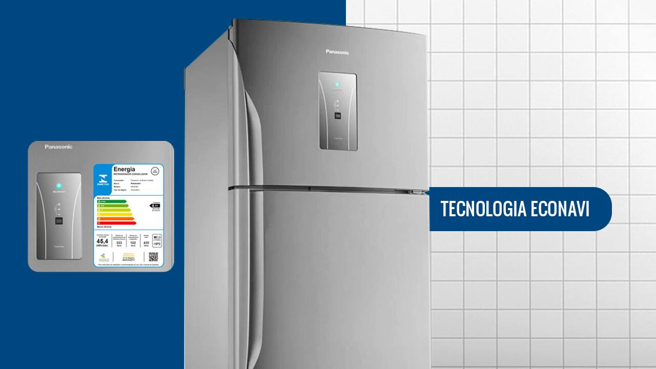 Refrigerador Panasonic NR-BT50BD3XA economia energia