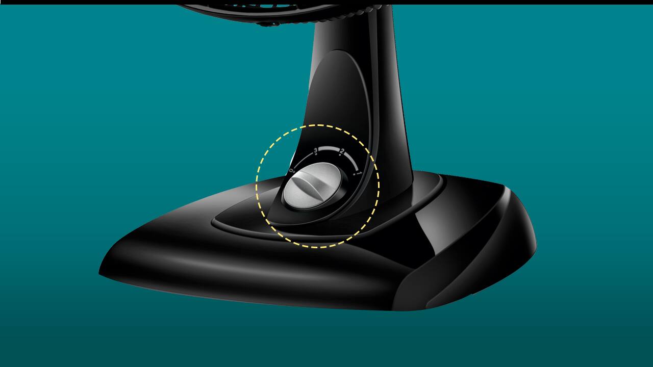 Ventilador de Mesa Mondial Turbo VT-40-B detalhe