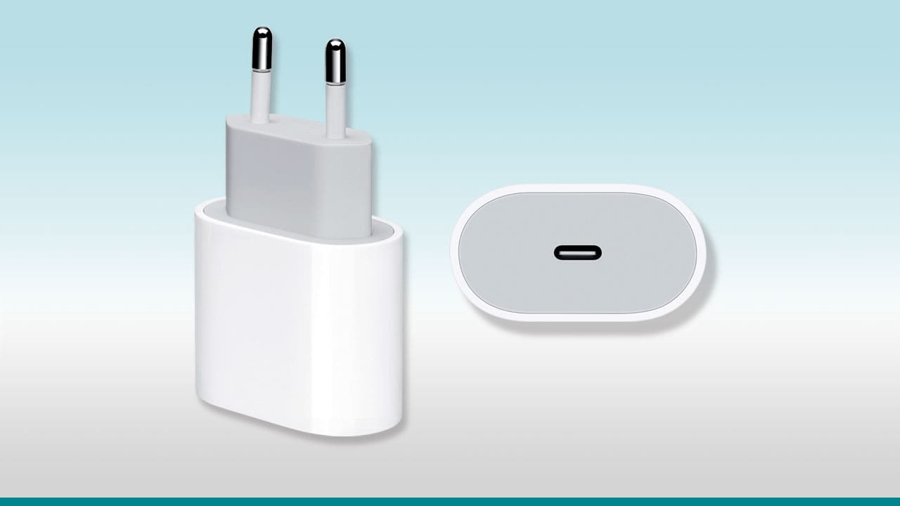Carregador USB-C Apple branco acessório 