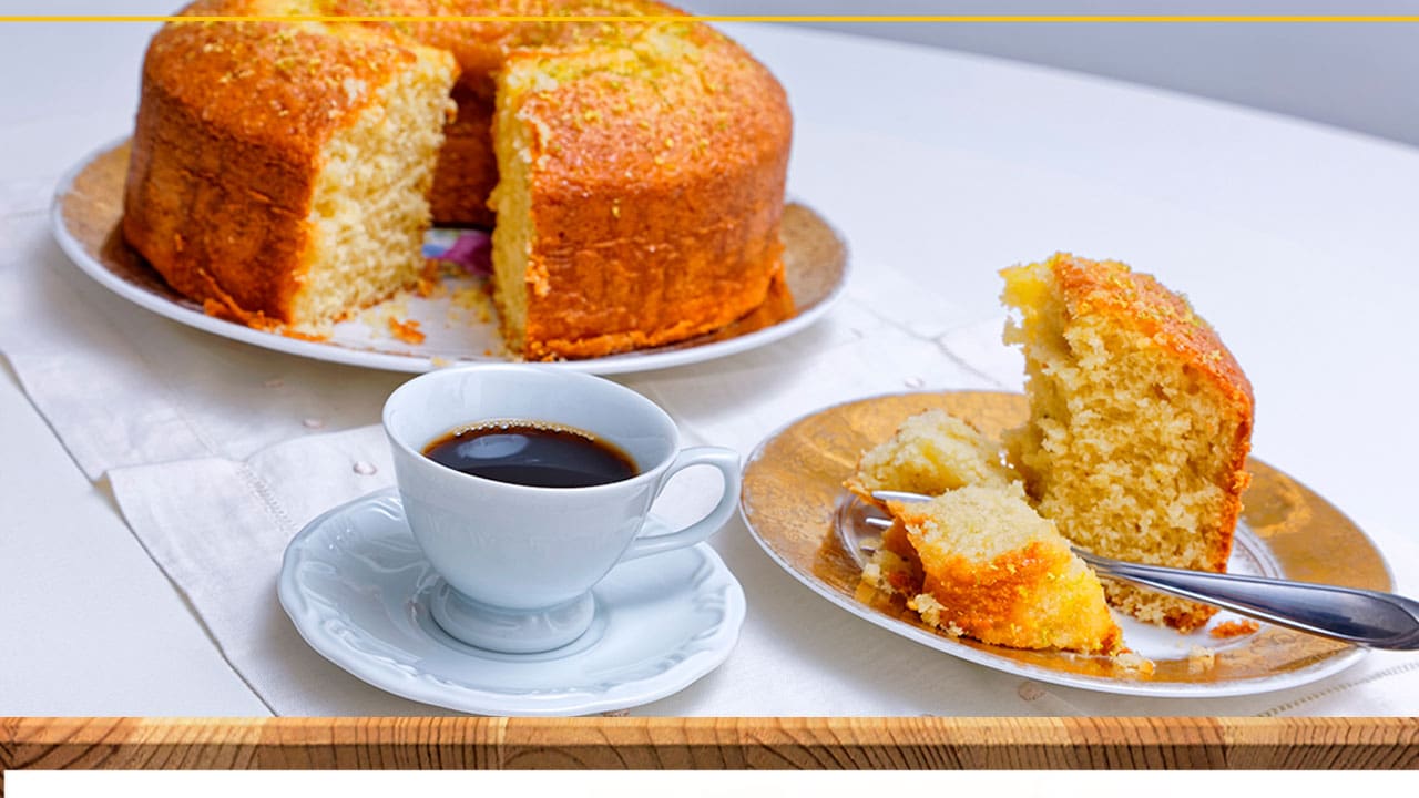 bolo e café