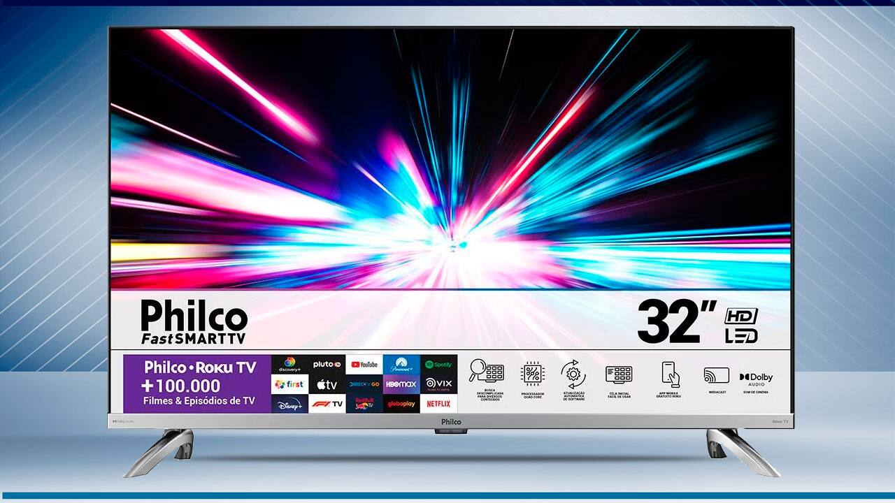 Smart TV LED Philco 32” – HD