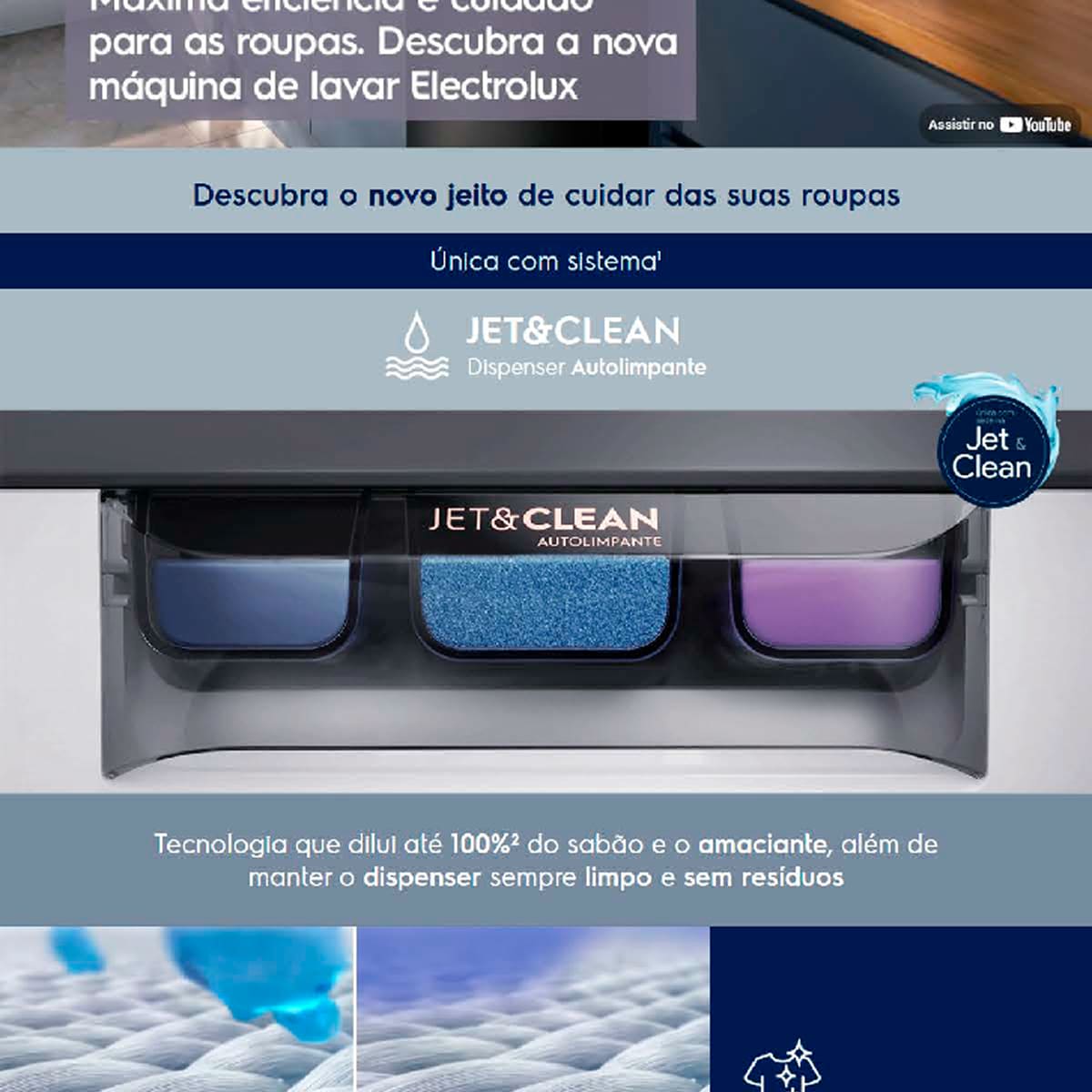 Lavadora de Roupas Electrolux Efficient LEP15