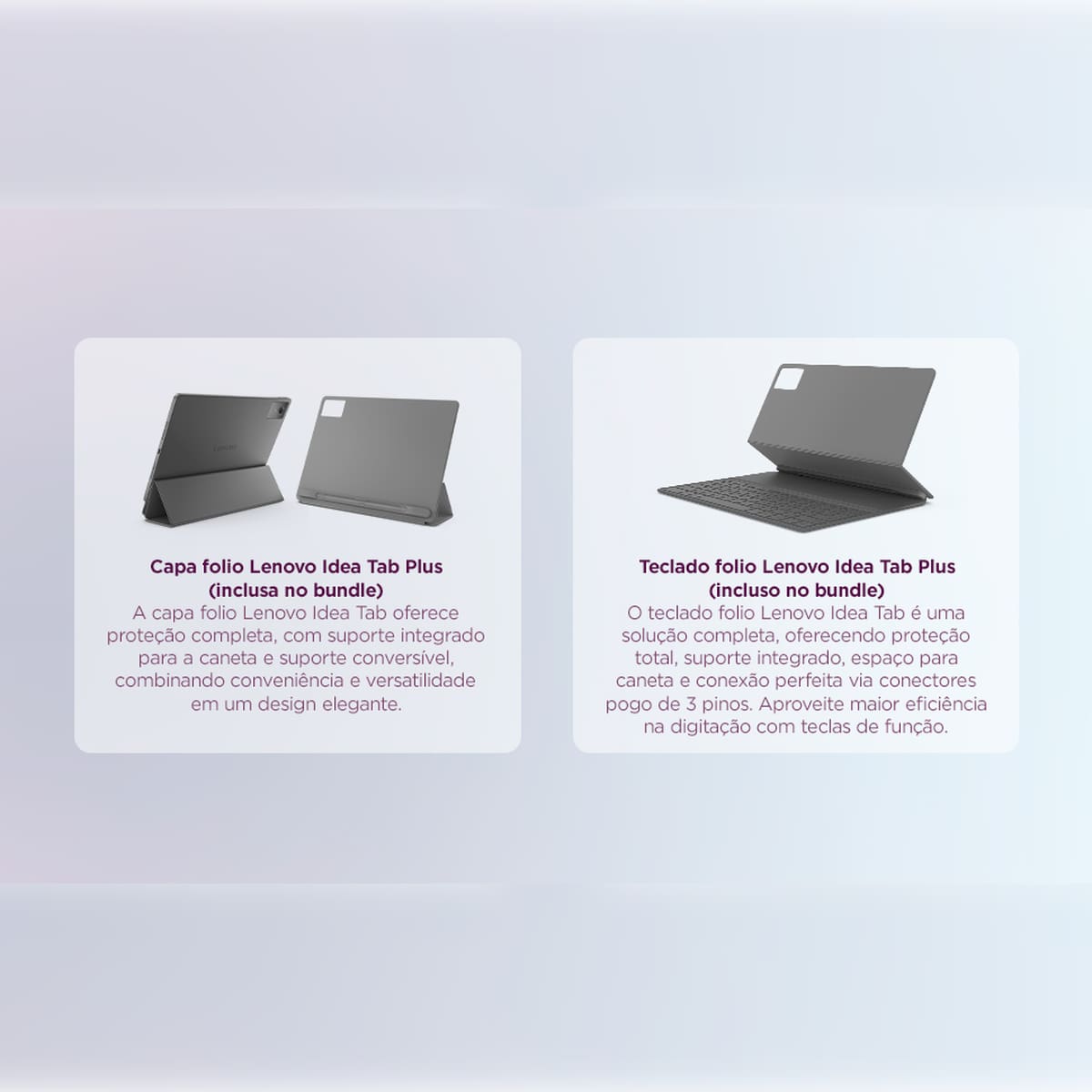 Tablet Lenovo Idea Tab Plus 12.1” Android 15 256GB ZAG70941BR