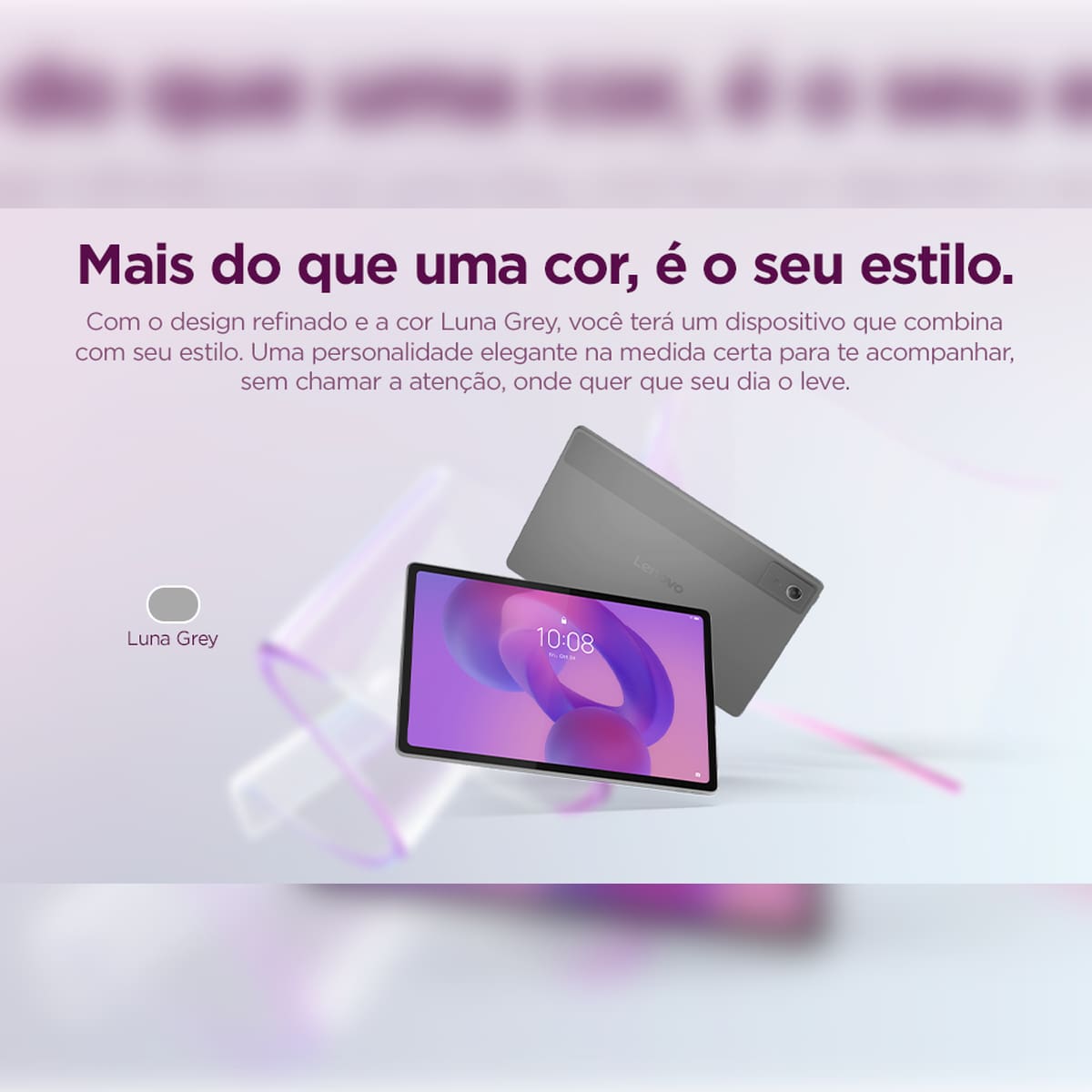 Tablet Lenovo Idea Tab Plus 12.1” Android 15 256GB ZAG70941BR