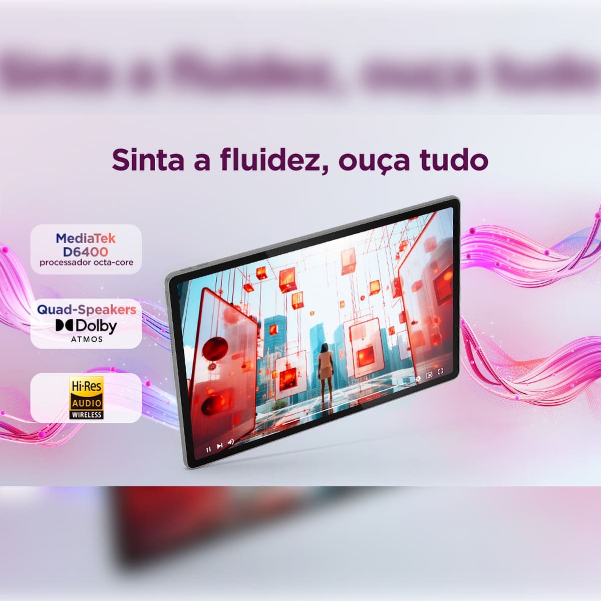 Tablet Lenovo Idea Tab Plus 12.1” Android 15 256GB ZAG70941BR