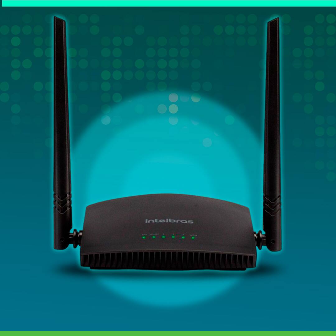 Roteador Intelbras RF 301K CKD Wi-Fi 4 Wireless