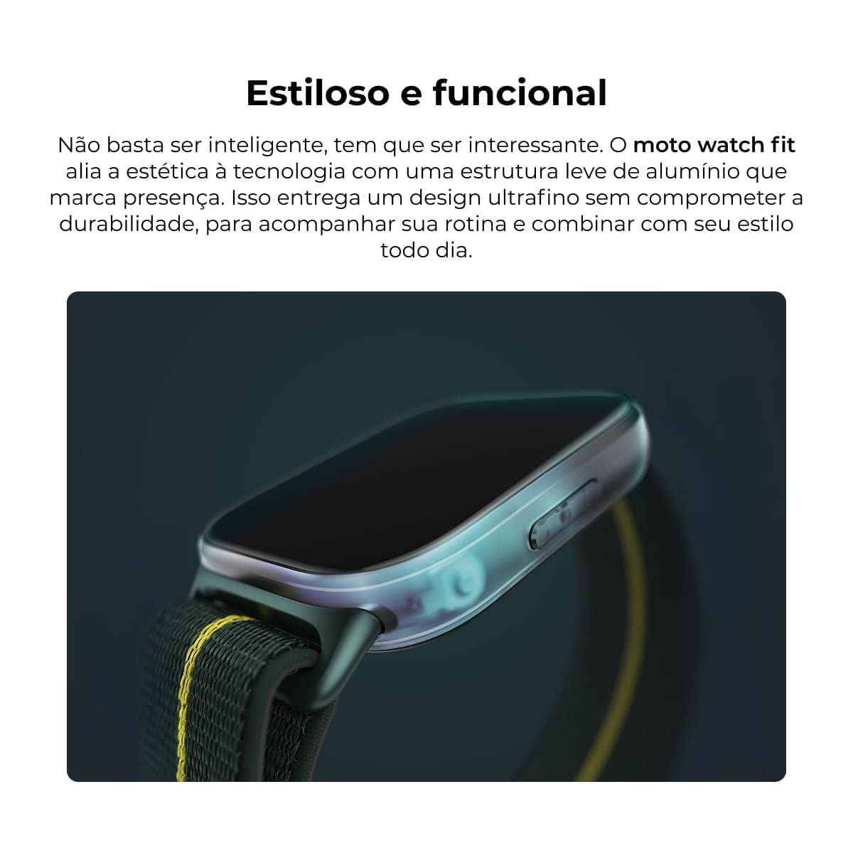 Smartwatch Motorola Moto Watch Fit Verde