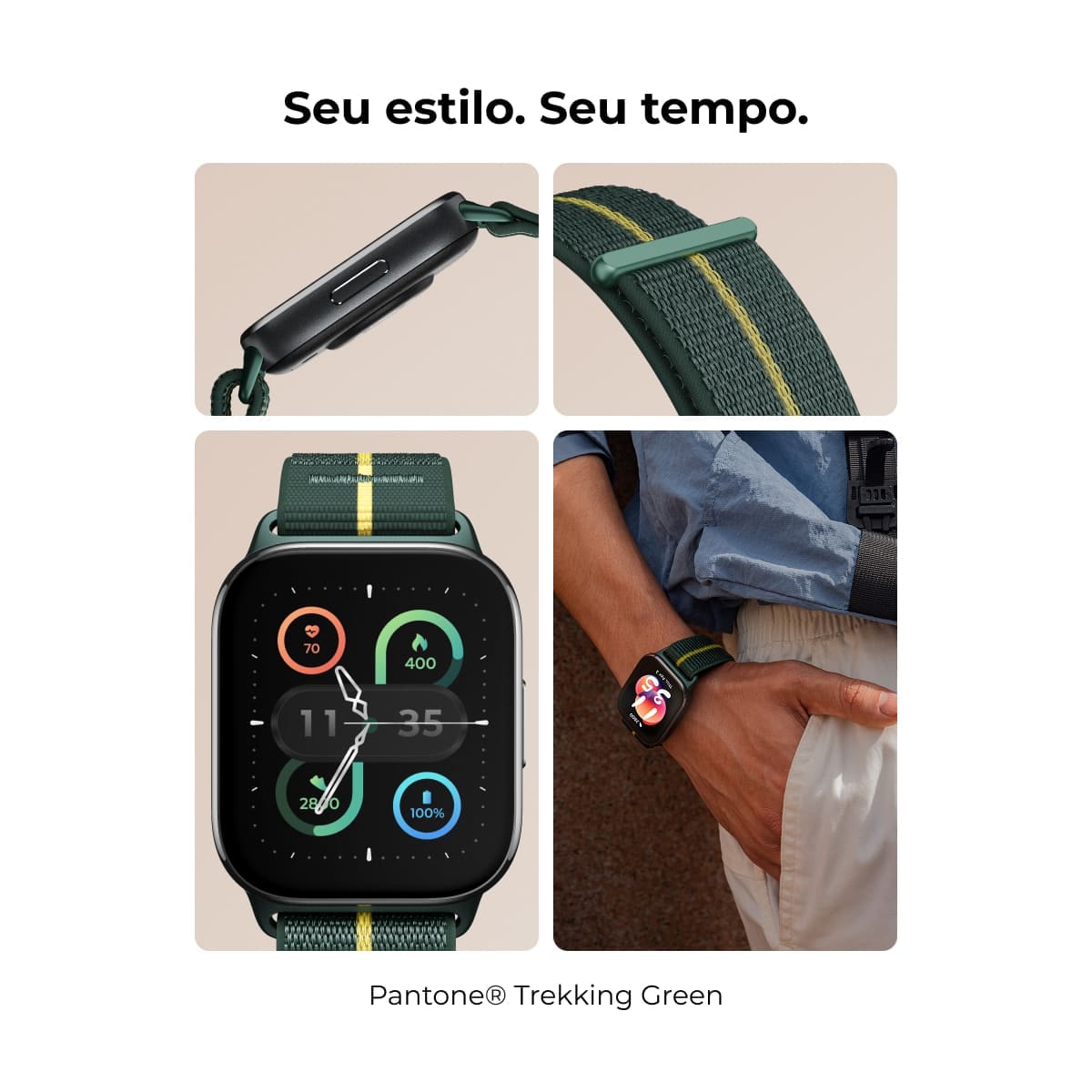 Smartwatch Motorola Moto Watch Fit Verde